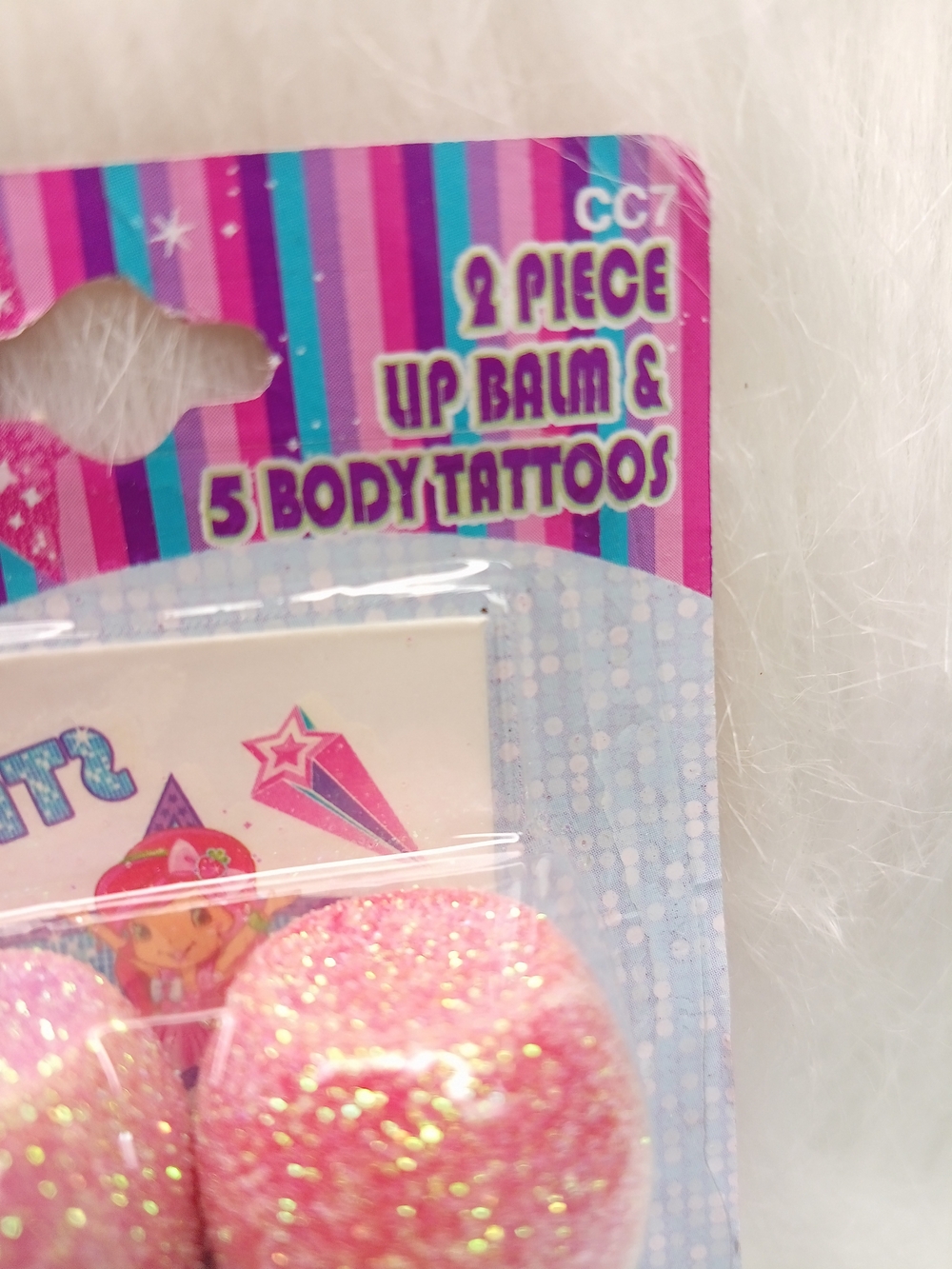 Strawberry Shortcake Lip Balms & body Tattoos - Picture 3 of 5